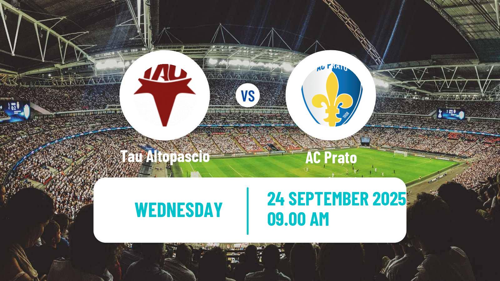 Football Italian Serie D - Group E Tau Altopascio - Prato