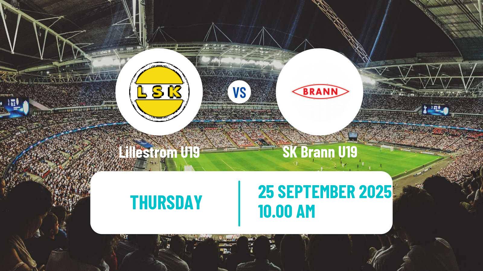 Football Norwegian Nasjonal U19 CL Lillestrom U19 - Brann U19
