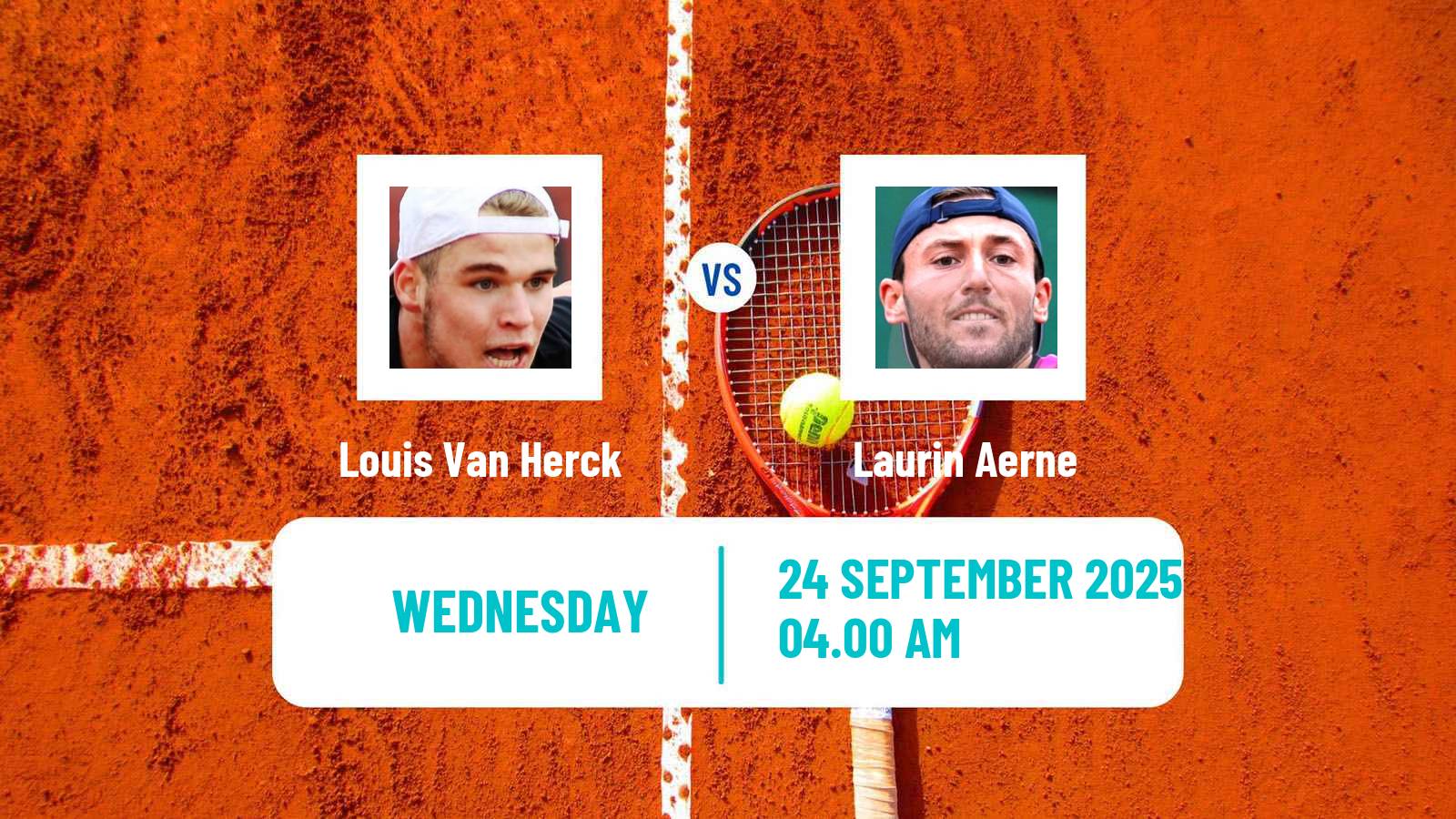 Tennis ITF M15 Forbach Men Louis Van Herck - Laurin Aerne