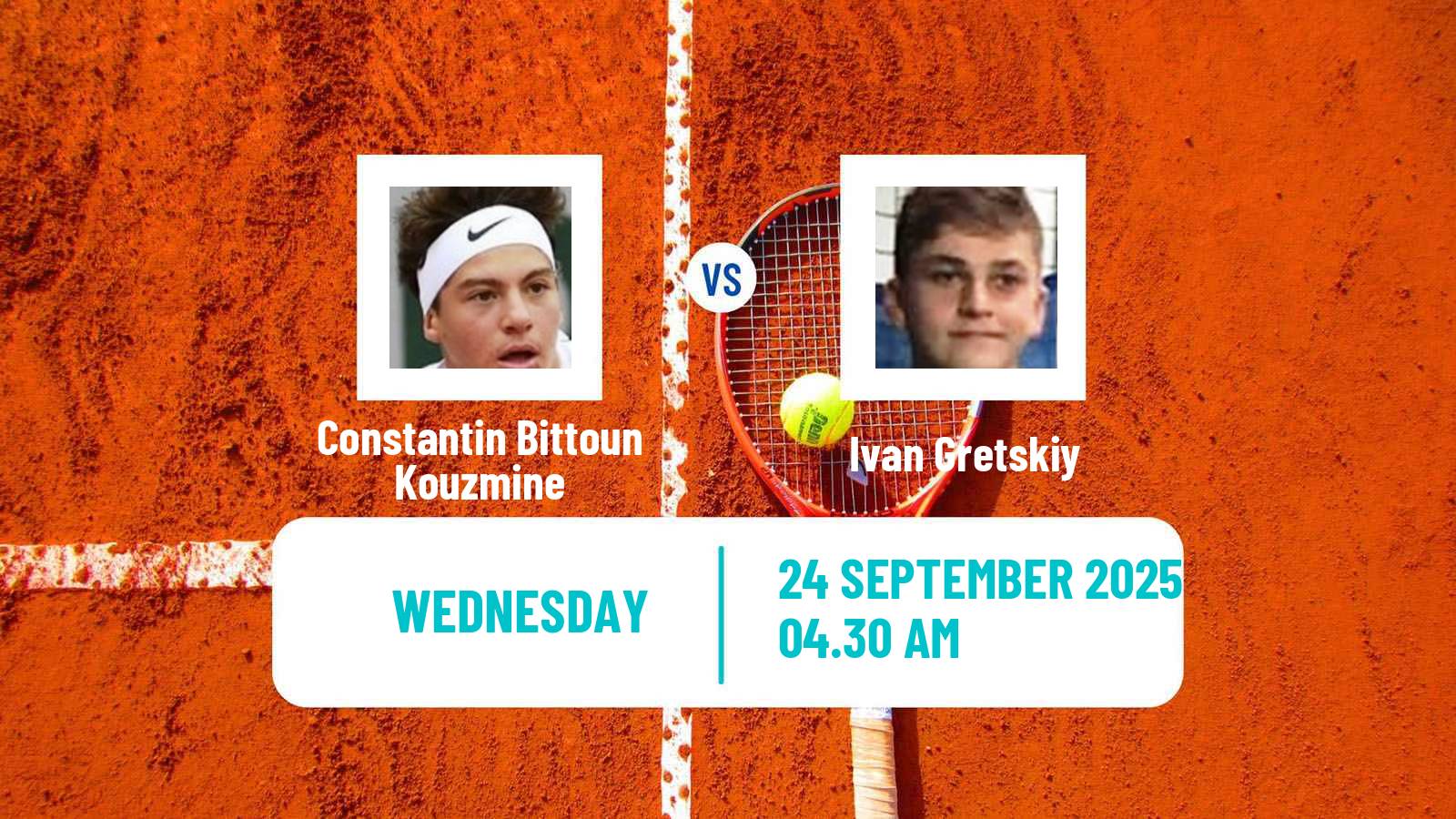 Tennis ITF M15 Kayseri 8 Men Constantin Bittoun Kouzmine - Ivan Gretskiy