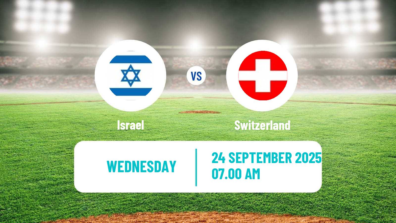 Baseball European Championship Baseball Israel - Switzerland