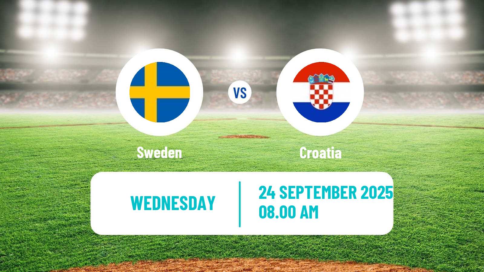 Baseball European Championship Baseball Sweden - Croatia