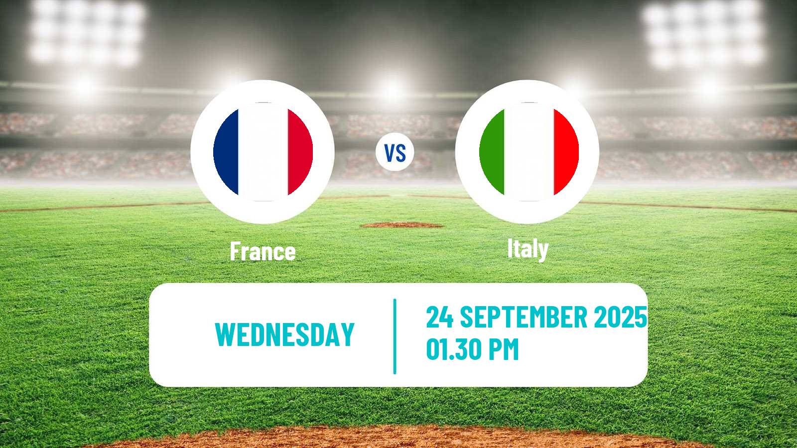 Baseball European Championship Baseball France - Italy