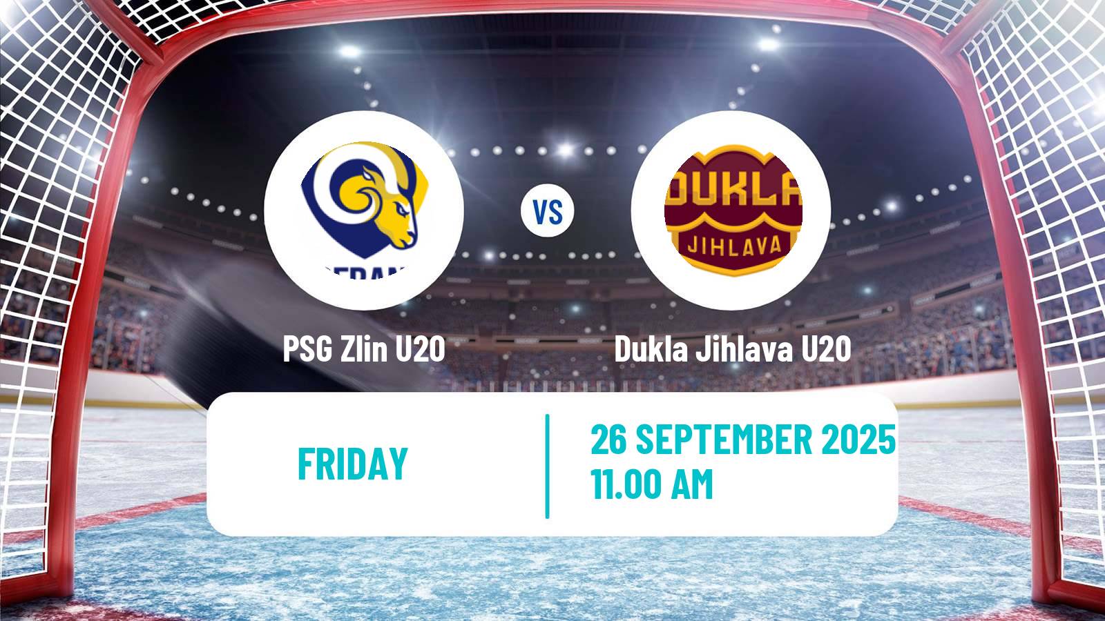 Hockey Czech ELJ Zlin U20 - Dukla Jihlava U20