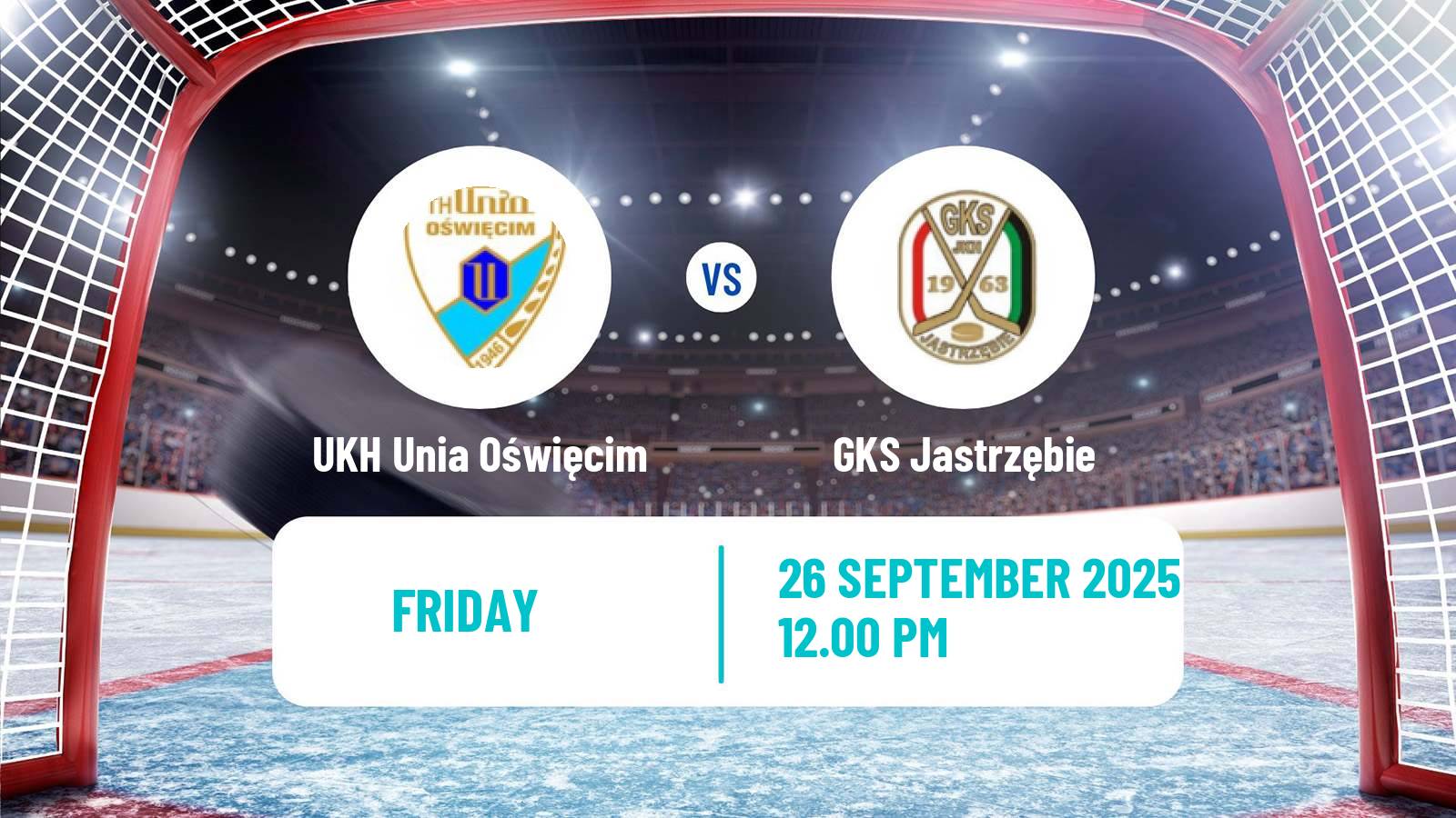 Hockey Polska Liga Hokejowa UKH Unia Oświęcim - GKS Jastrzębie