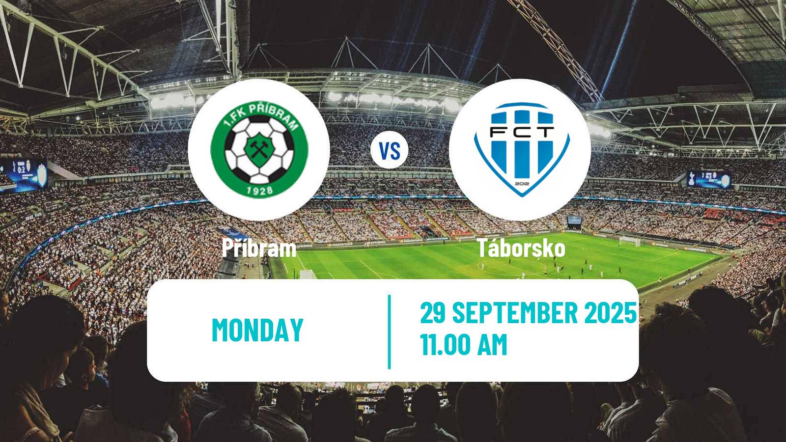 Football Czech Division 2 Příbram - Táborsko