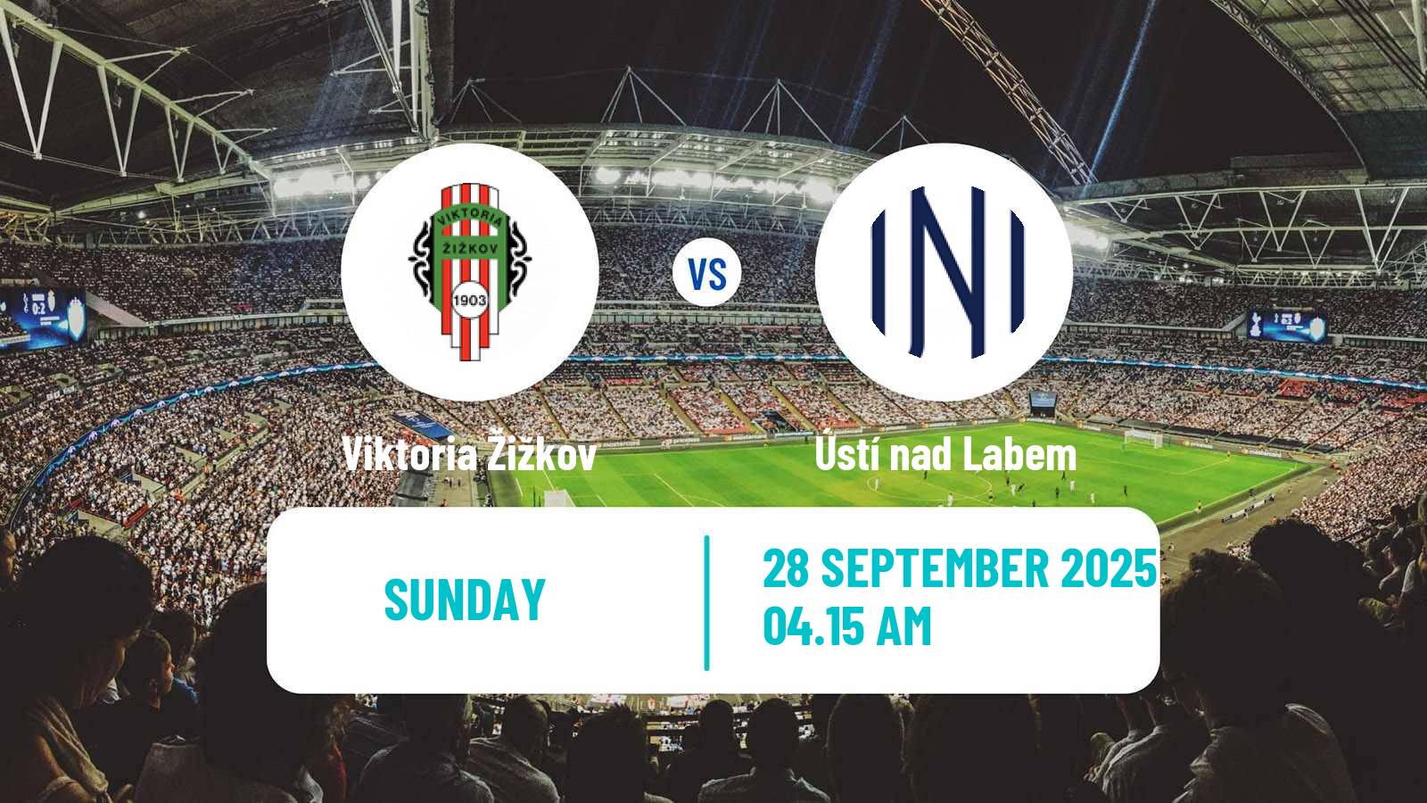 Football Czech Division 2 Viktoria Žižkov - Ústí nad Labem
