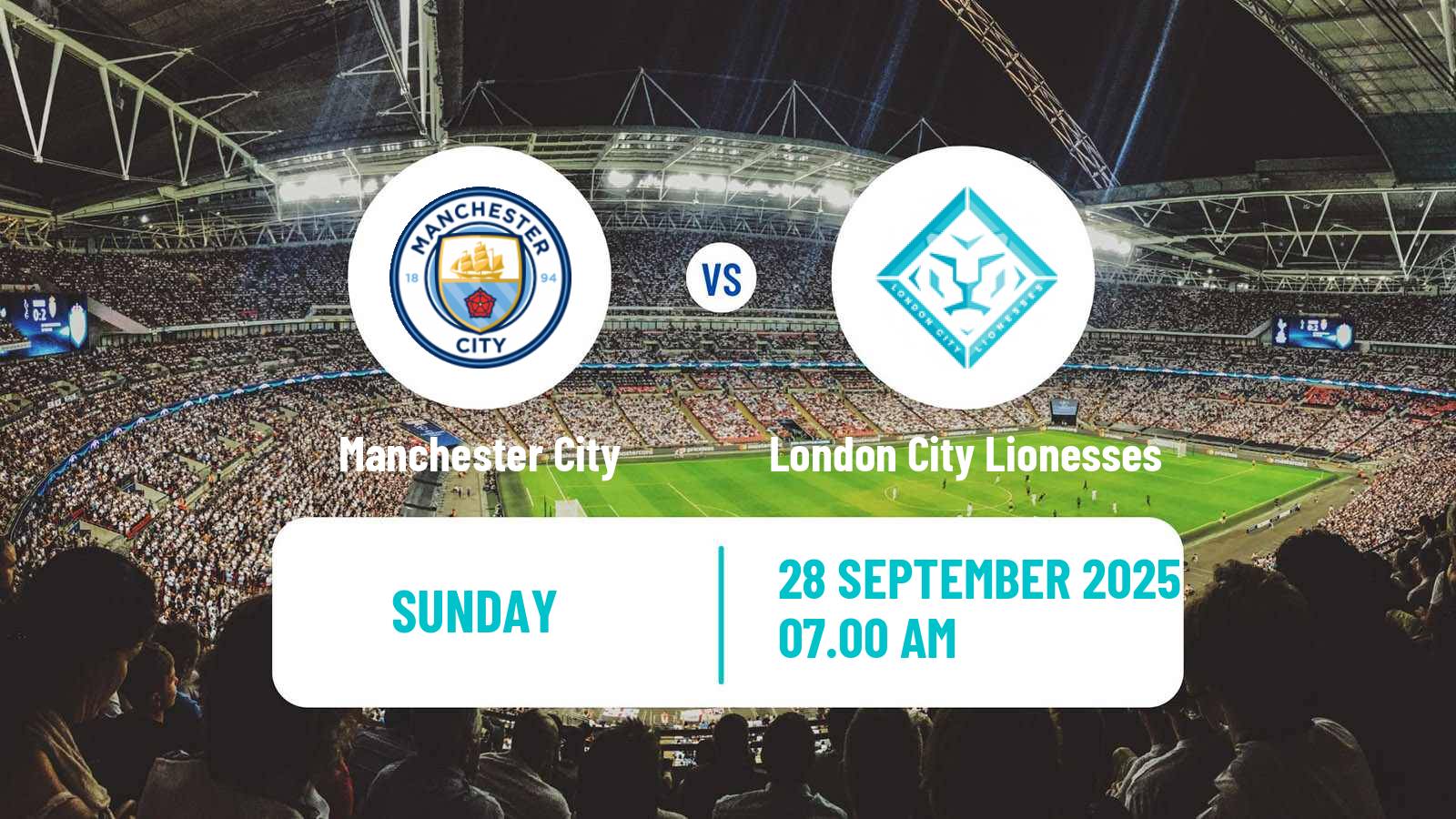 Football English WSL Manchester City - London City Lionesses