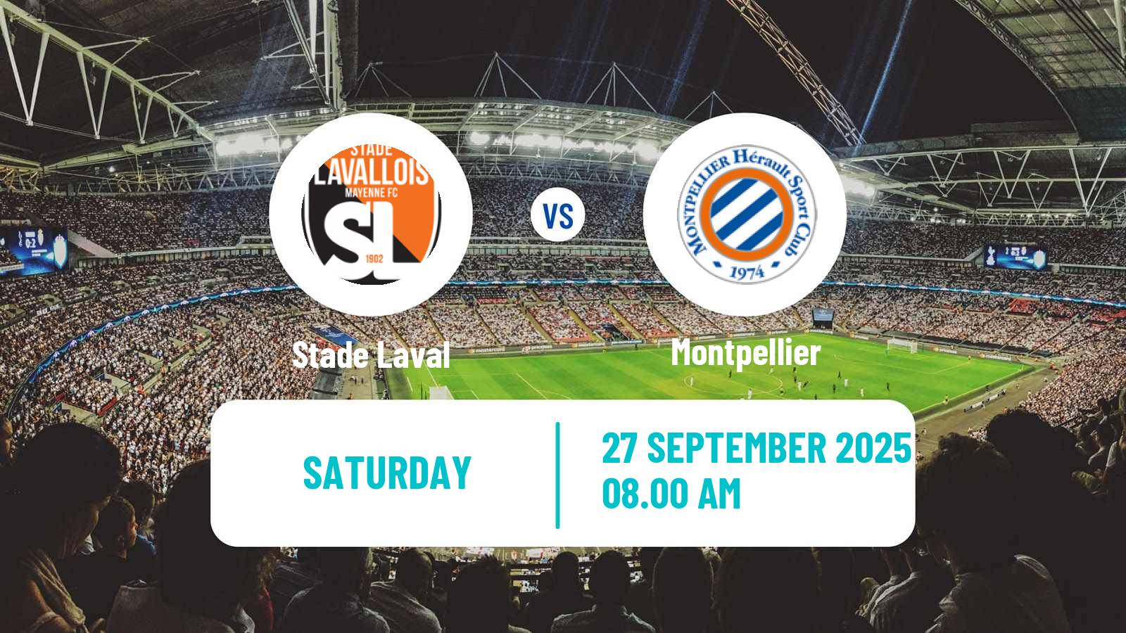 Football French Ligue 2 Laval - Montpellier