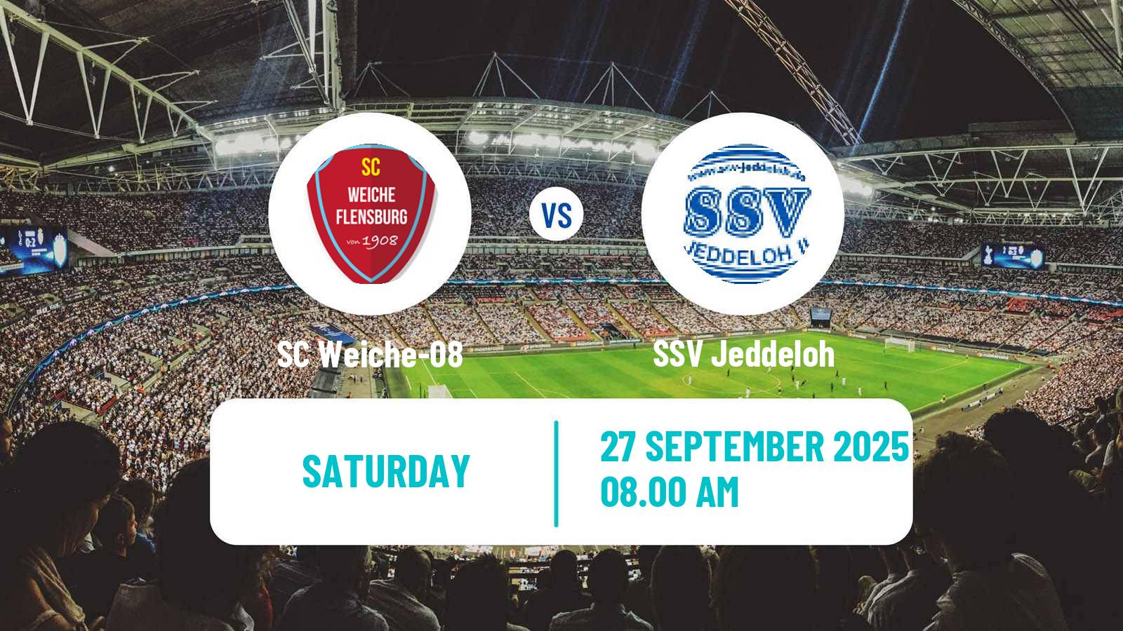 Football German Regionalliga North SC Weiche-08 - Jeddeloh
