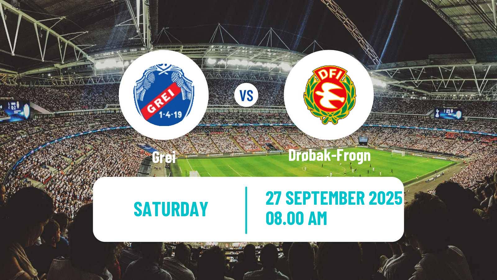 Football Norwegian Division 3 - Group 6 Grei - Drøbak-Frogn