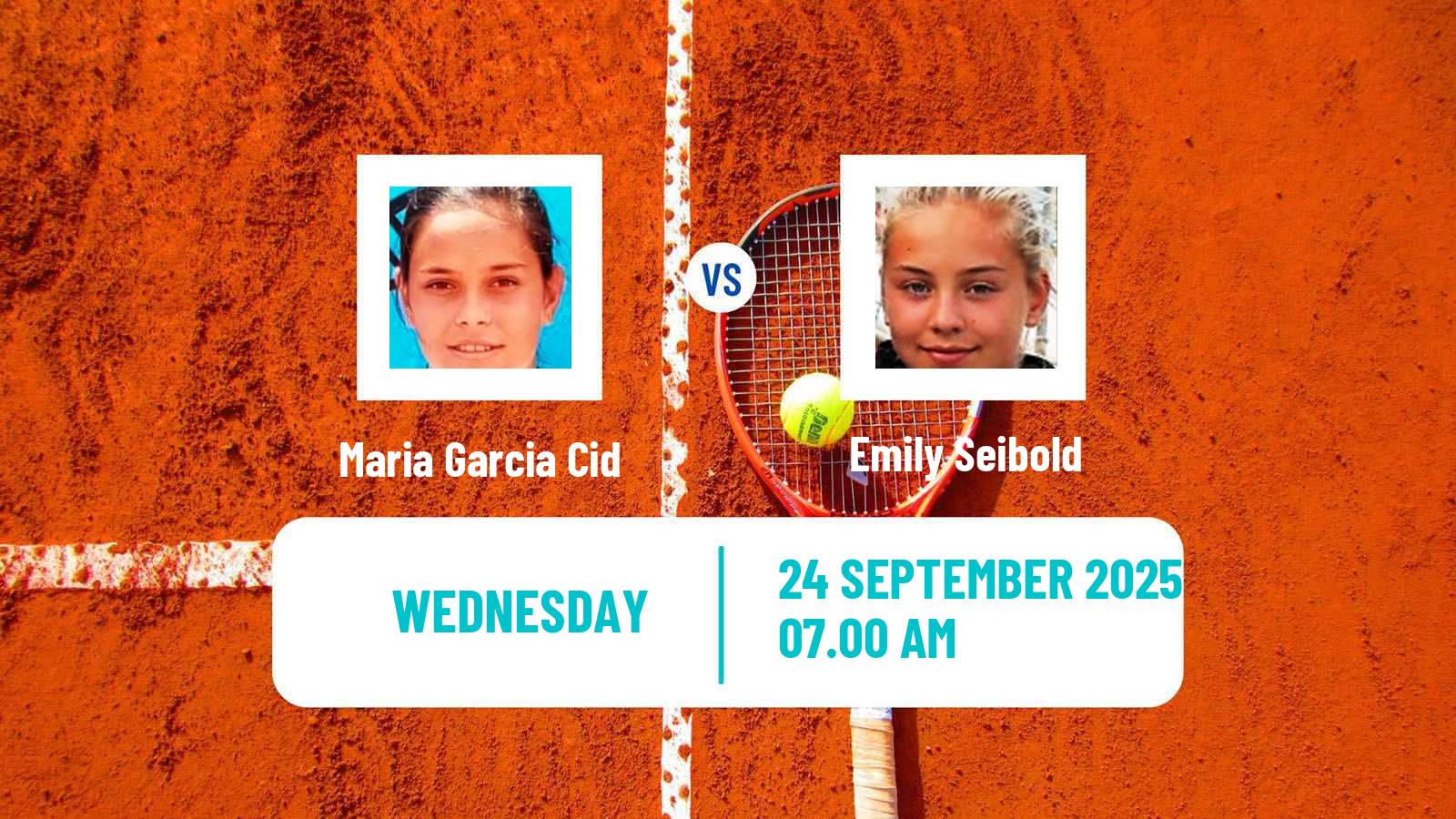 Tennis ITF W35 Reus Women Maria Garcia Cid - Emily Seibold