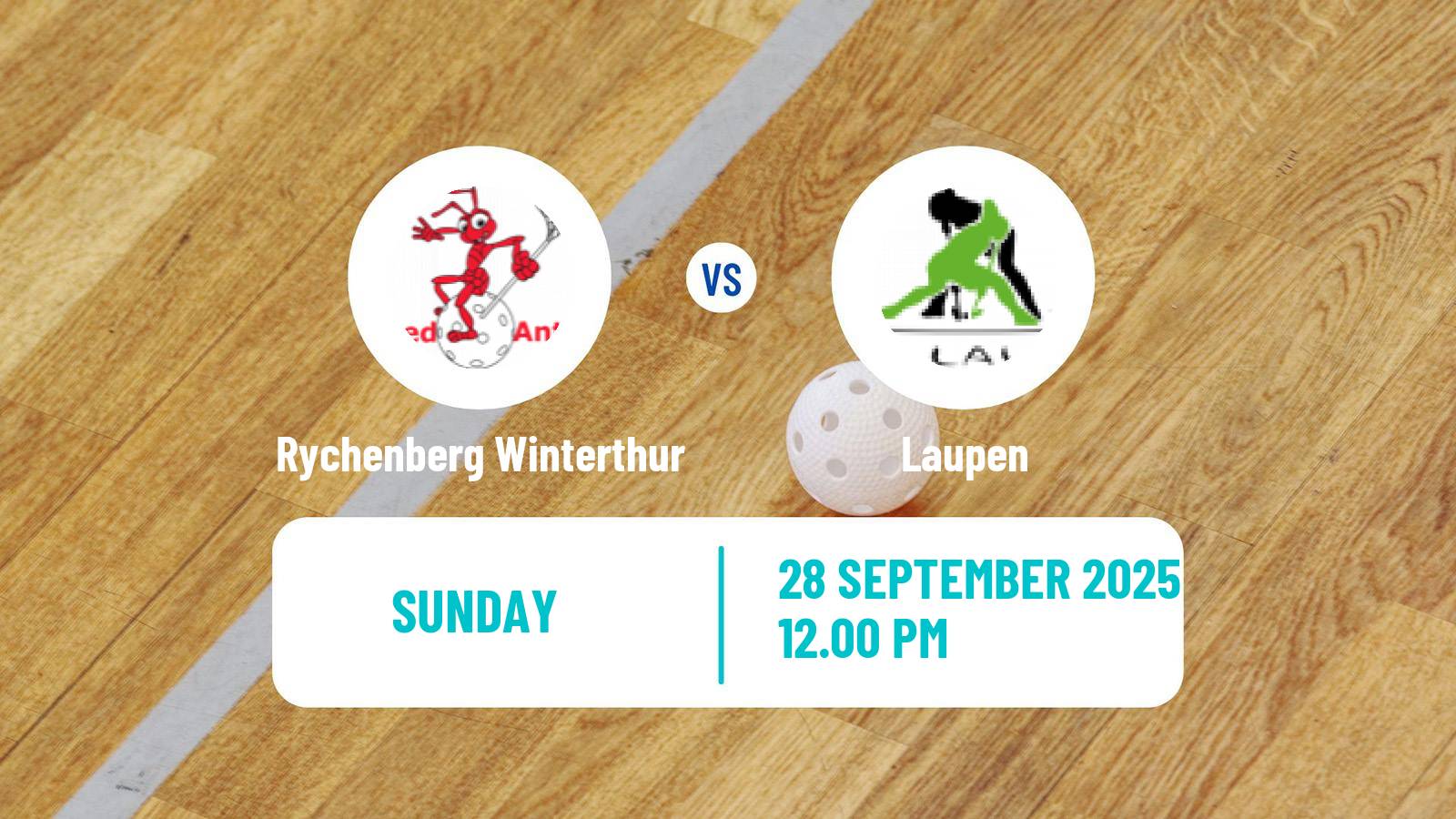 Floorball Swiss NLA Floorball Women Rychenberg Winterthur - Laupen