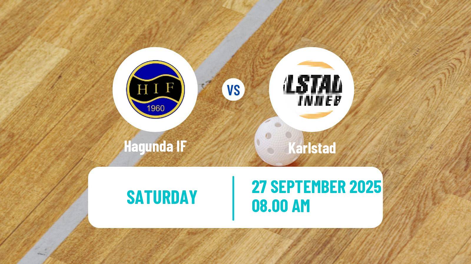 Floorball Swedish Allsvenskan Floorball Hagunda - Karlstad