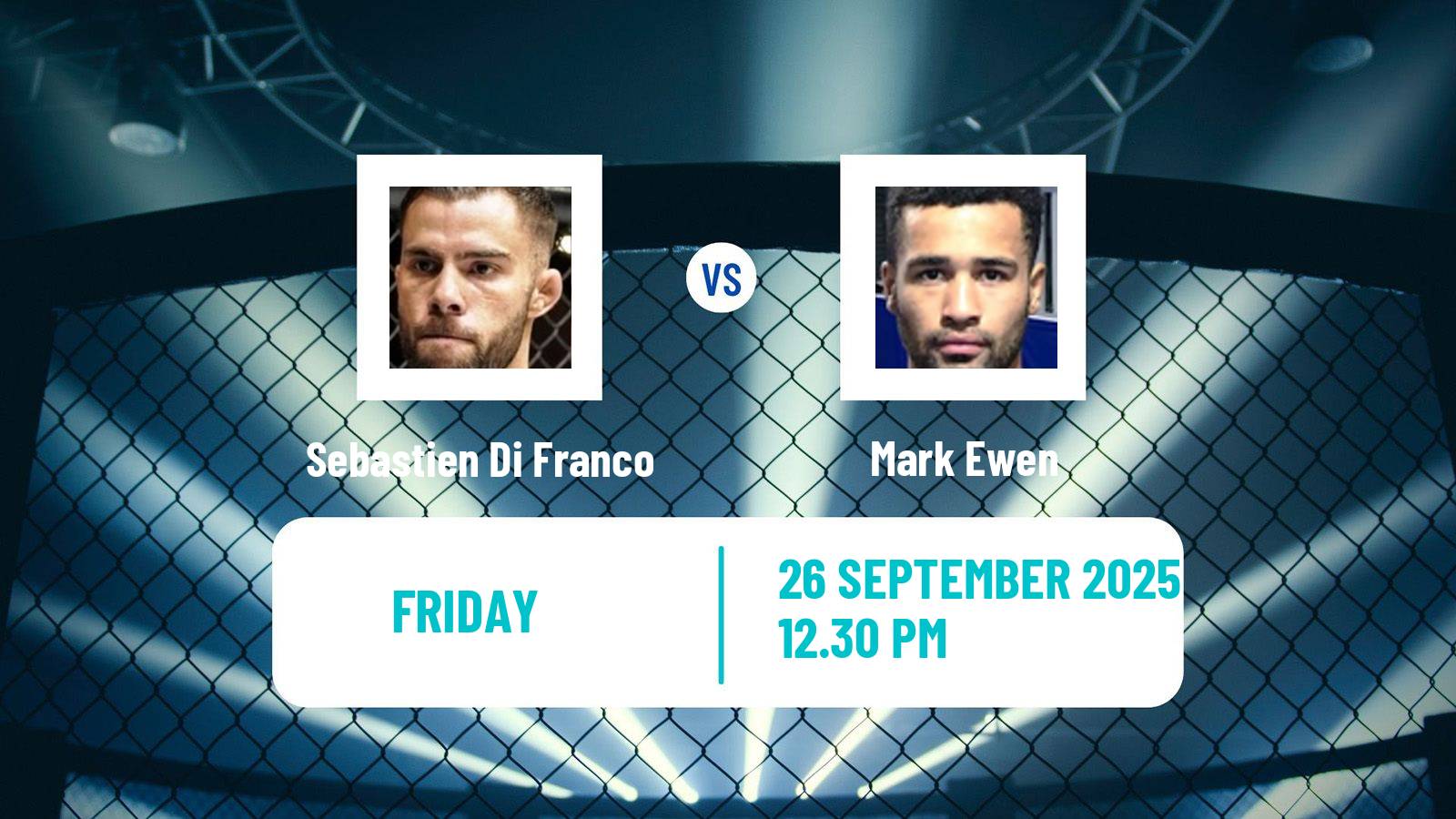 MMA Lightweight Pfl Europe Men Sebastien Di Franco - Mark Ewen