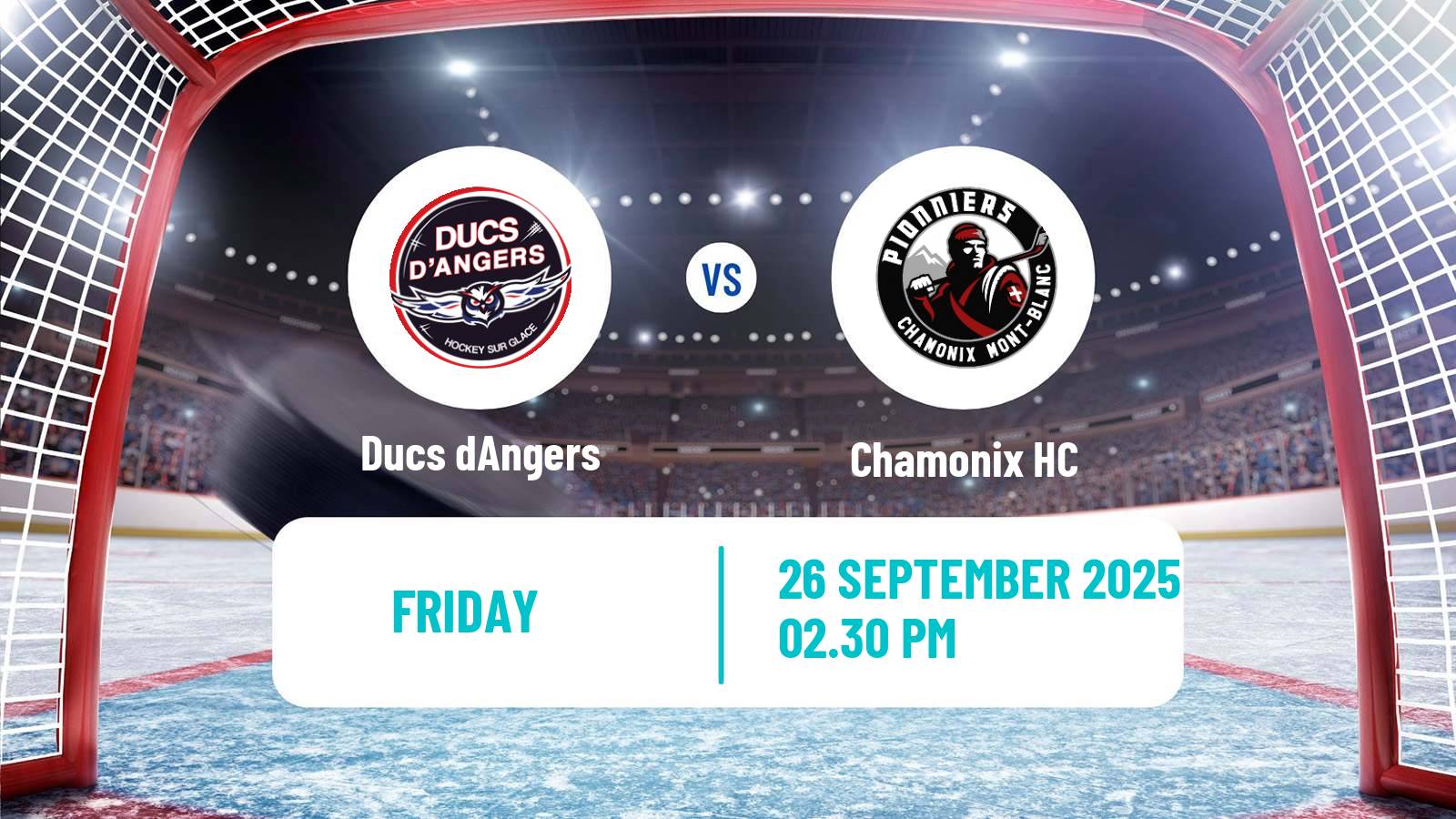Hockey French Ligue Magnus Angers - Chamonix