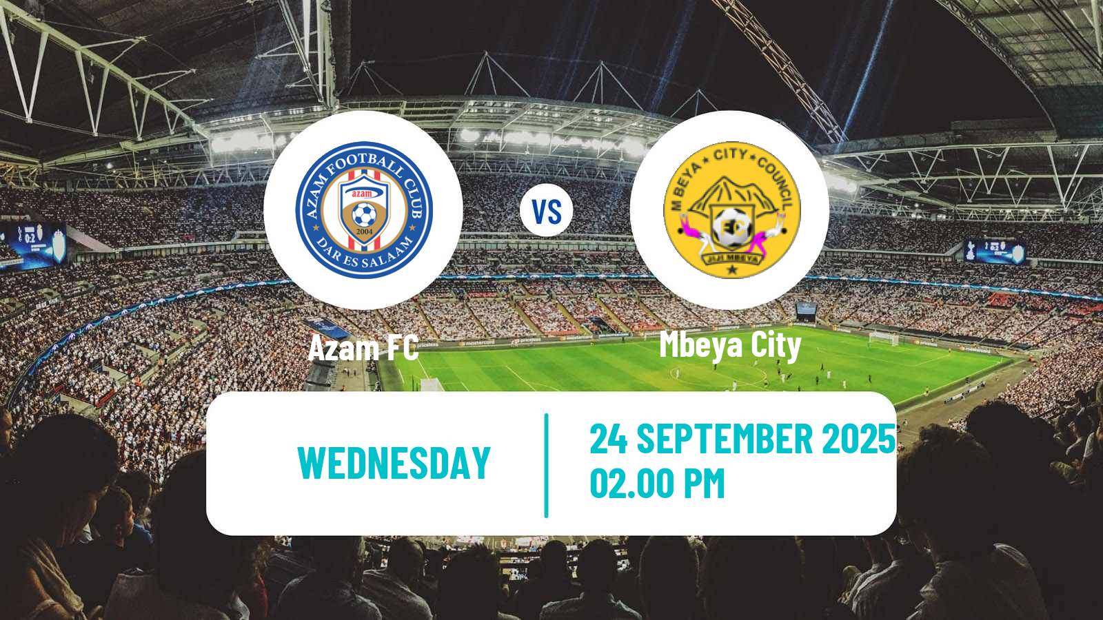Football Tanzanian Premier League Azam - Mbeya City