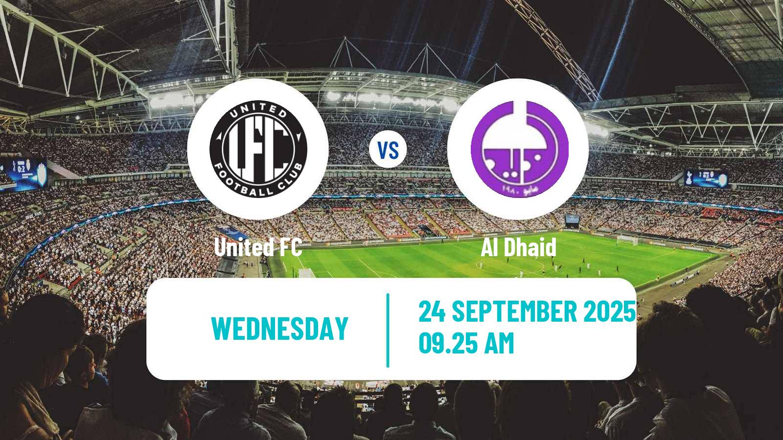 Football UAE Presidents Cup United FC - Al Dhaid