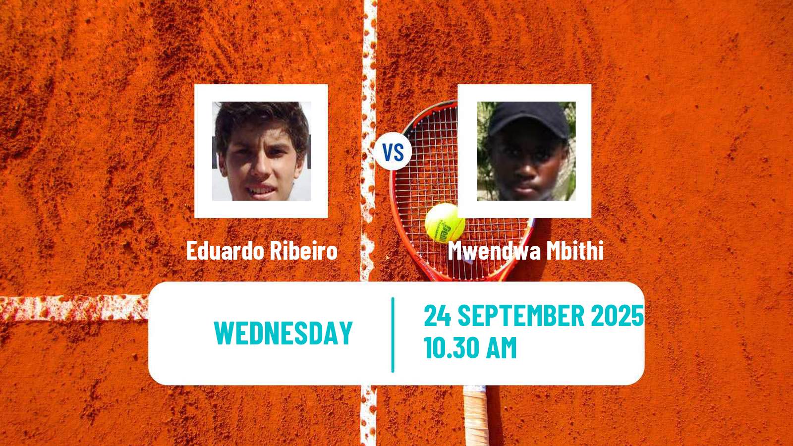 Tennis ITF M25 Barueri Men 2025 Eduardo Ribeiro - Mwendwa Mbithi