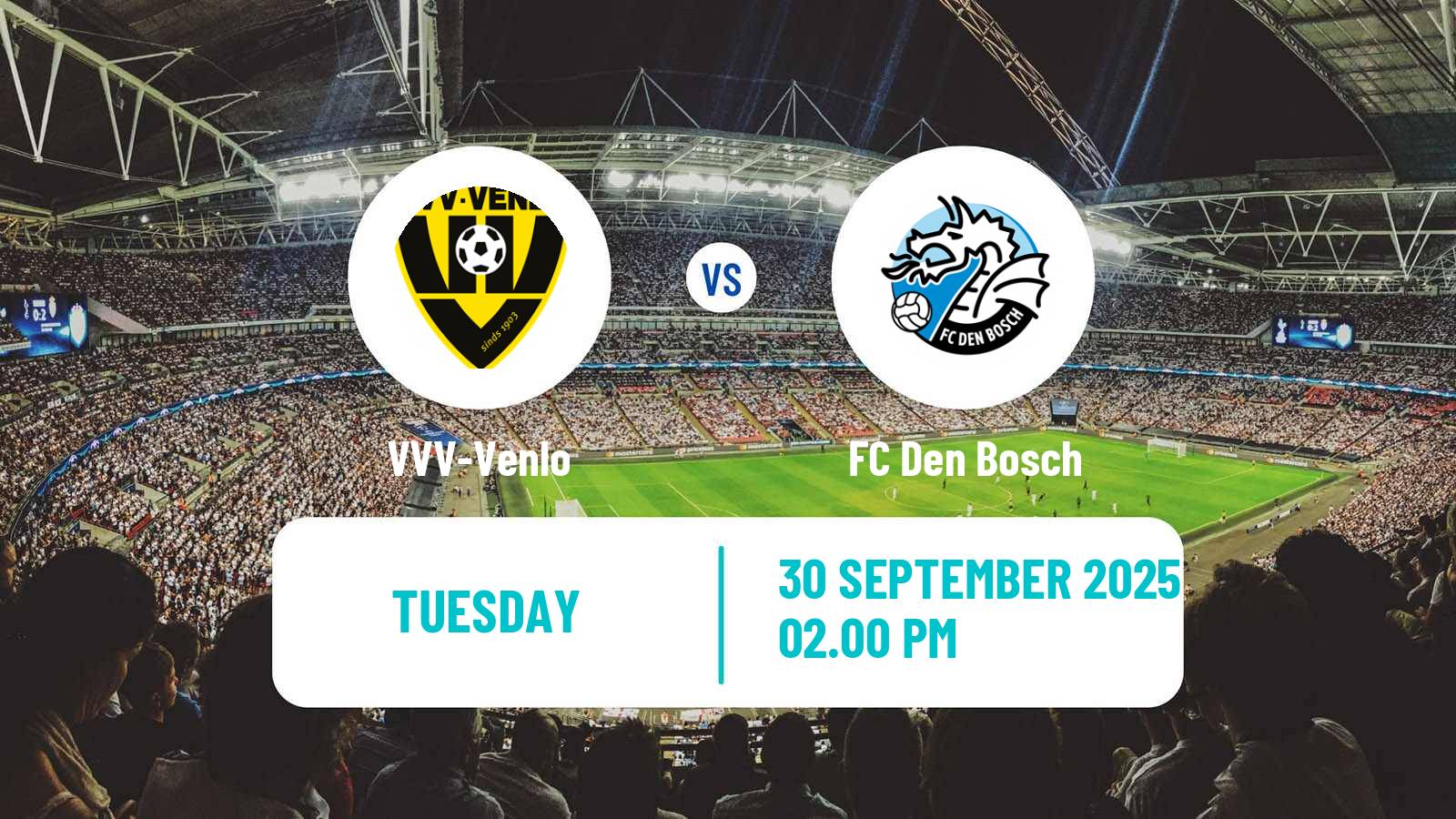 Football Dutch Eerste Divisie VVV-Venlo - Den Bosch
