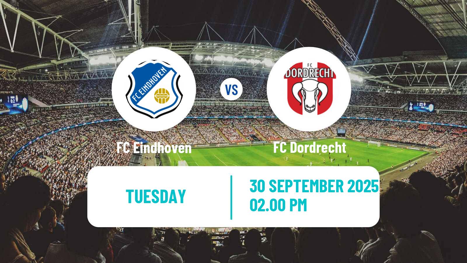Football Dutch Eerste Divisie FC Eindhoven - Dordrecht
