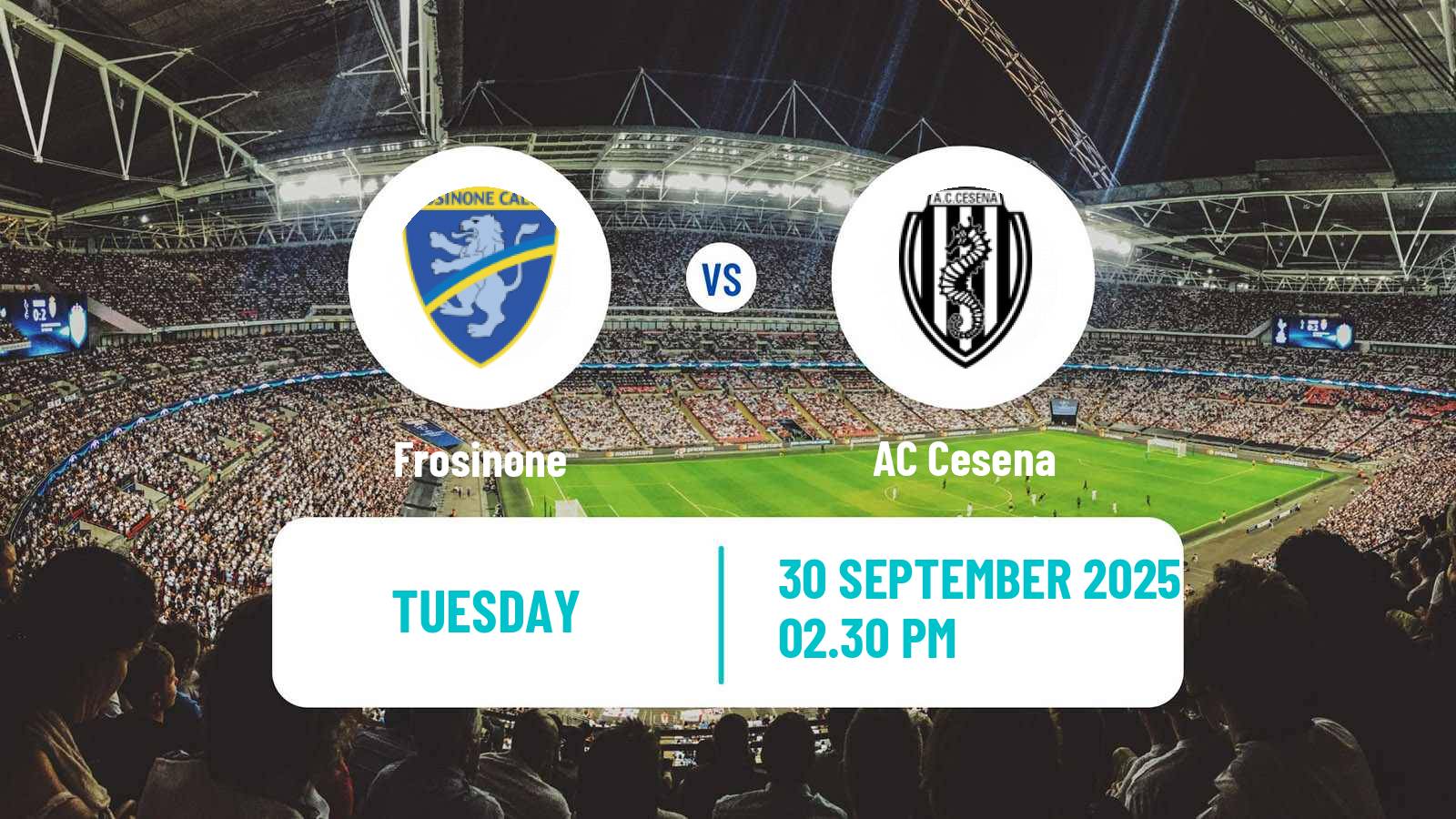 Football Italian Serie B Frosinone - Cesena