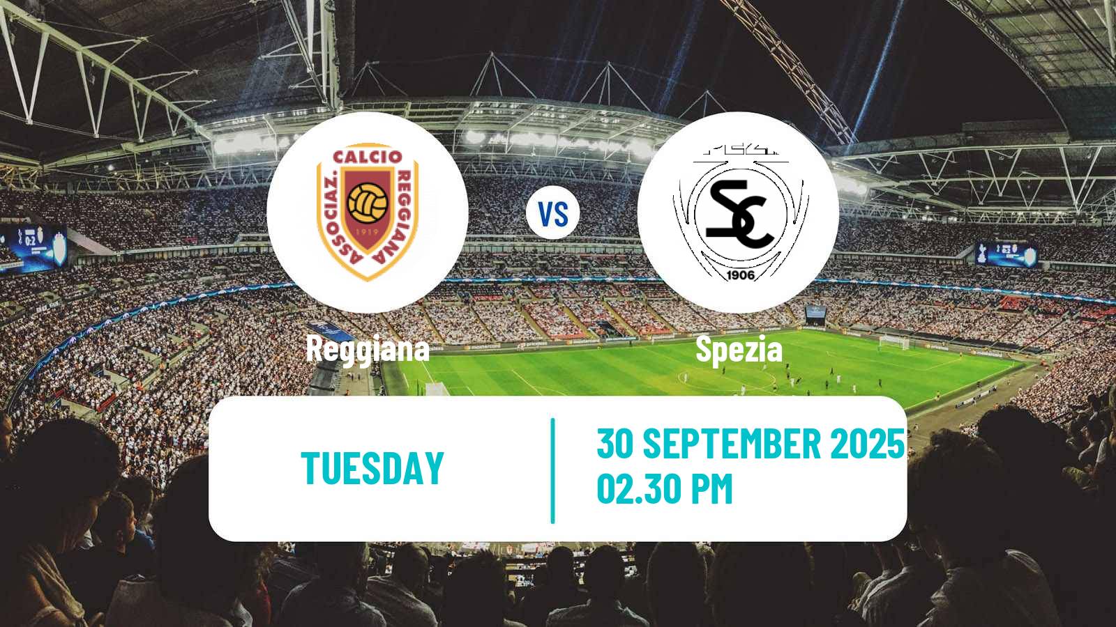 Football Italian Serie B Reggiana - Spezia