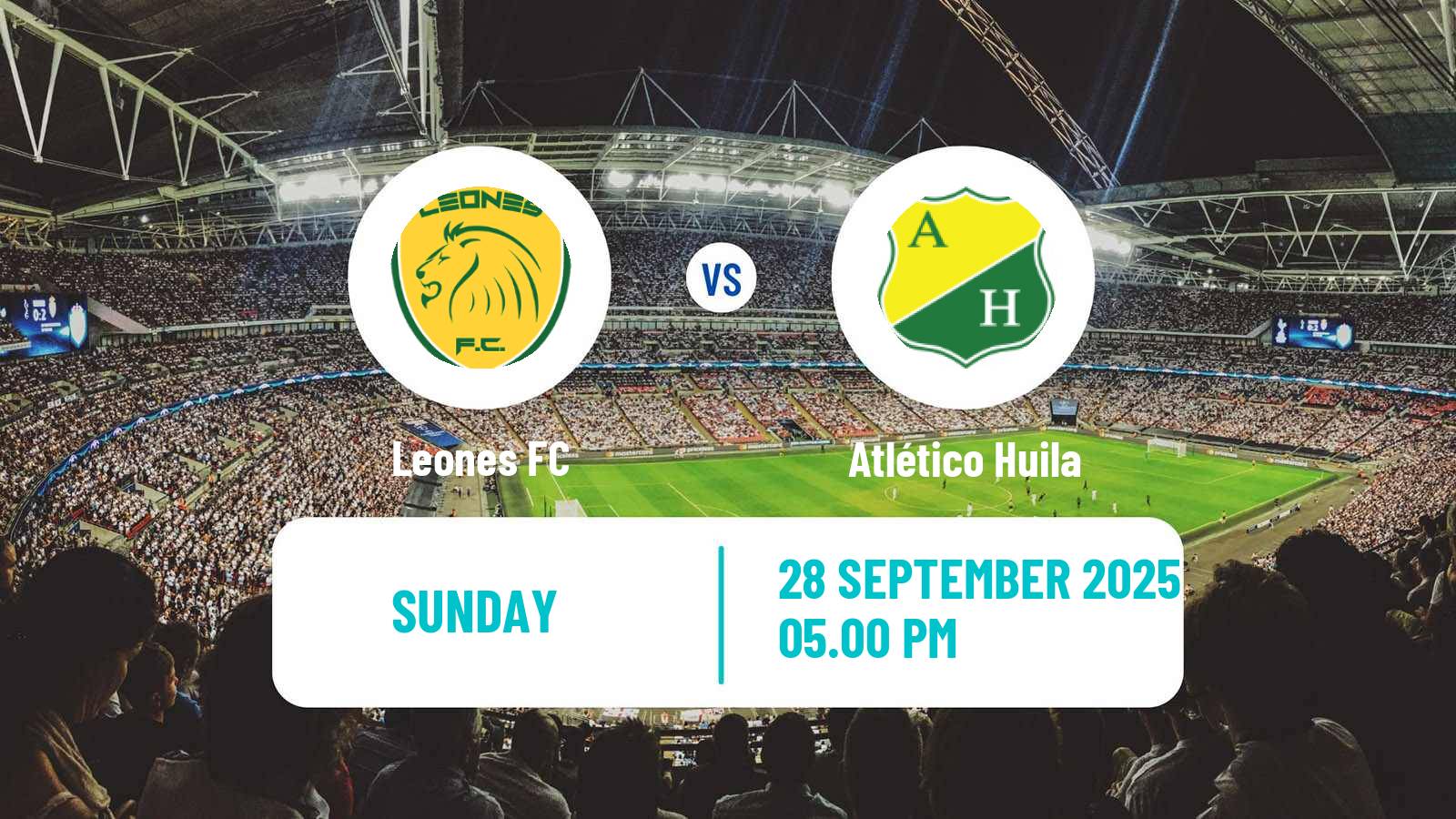 Football Colombian Primera B Leones - Atlético Huila