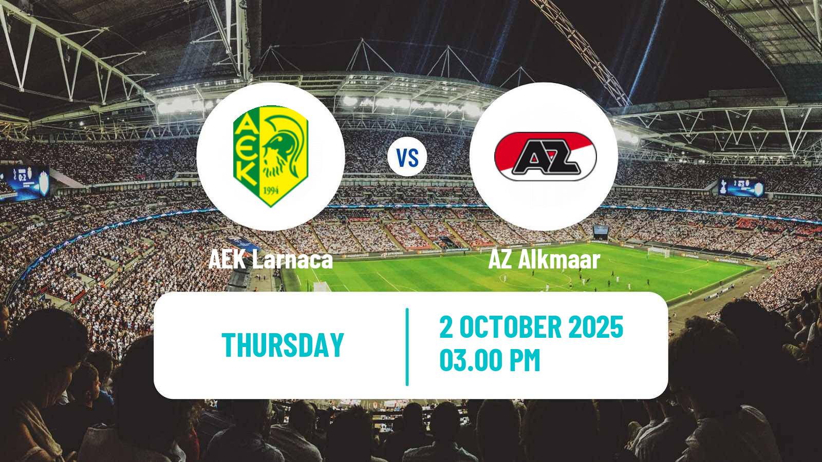 Football UEFA Europa Conference League AEK Larnaca - AZ Alkmaar