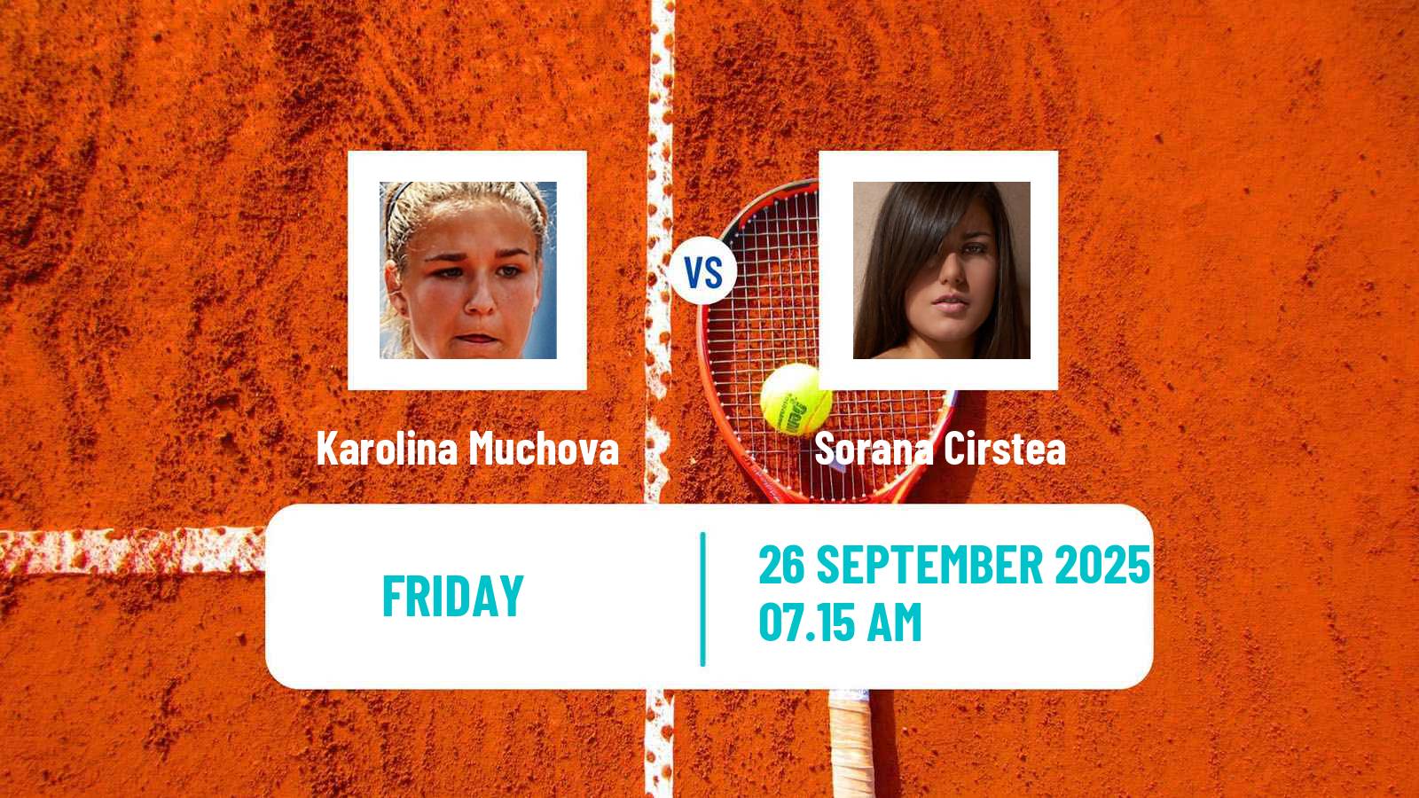 Tennis WTA Beijing Karolina Muchova - Sorana Cirstea