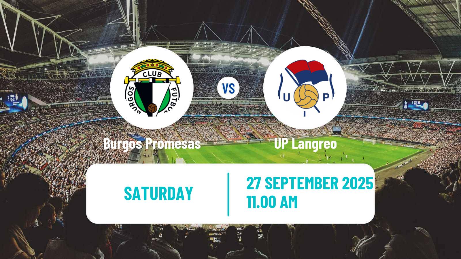 Football Spanish Segunda RFEF - Group 1 Burgos Promesas - Langreo