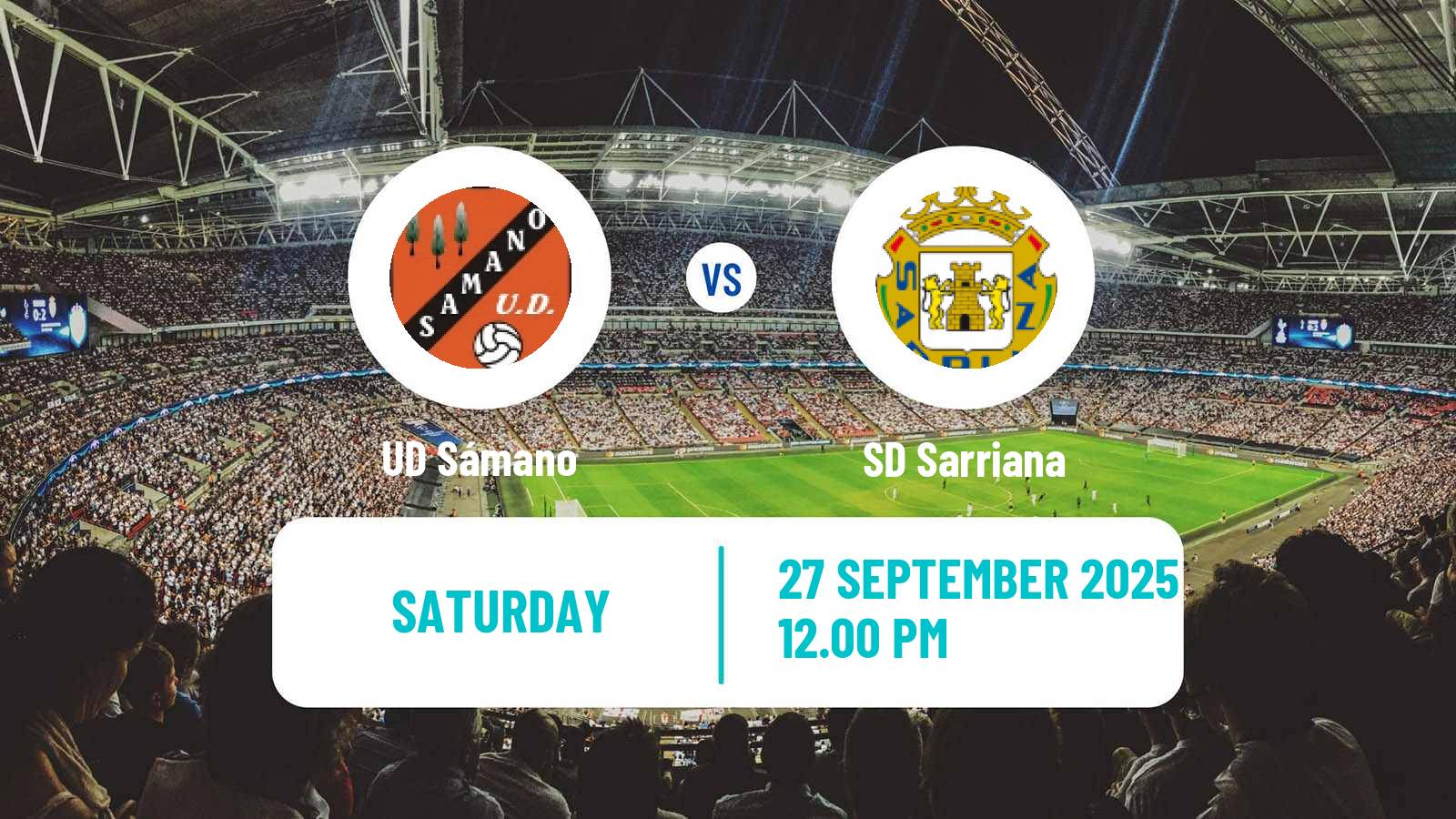 Football Spanish Segunda RFEF - Group 1 Sámano - Sarriana
