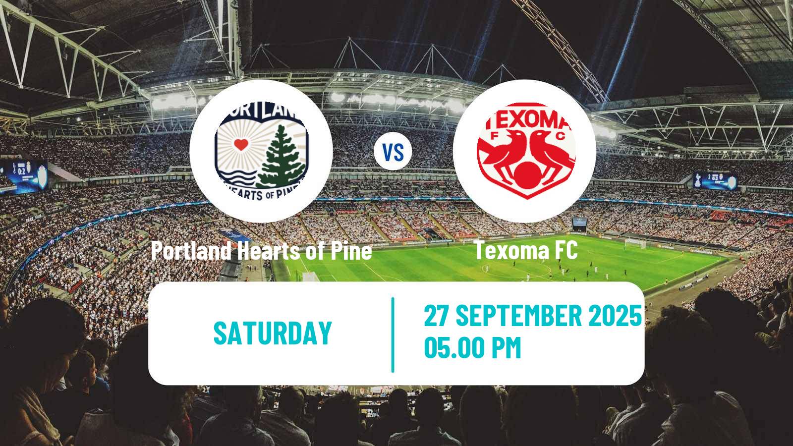 Football USL League One Portland Hearts of Pine - Texoma
