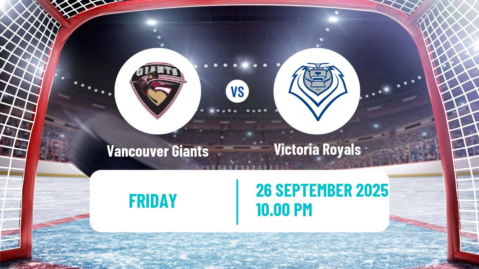 Hockey WHL Vancouver Giants - Victoria Royals