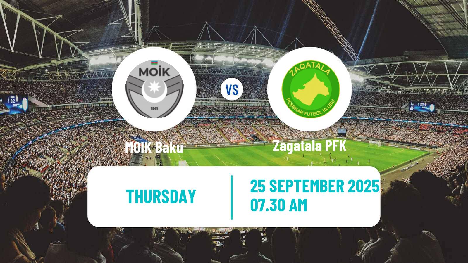 Football Azerbaijan First Division MOIK Baku - Zagatala