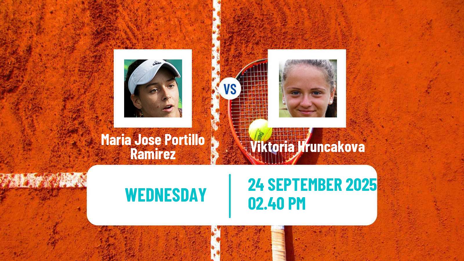 Tennis ITF W75 Templeton Ca Women Maria Jose Portillo Ramirez - Viktoria Hruncakova