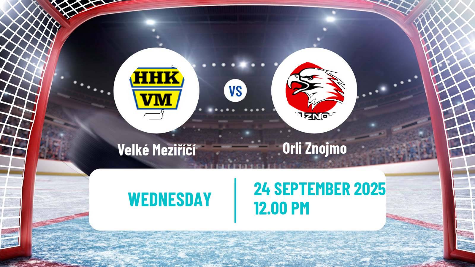 Hockey Czech 2 Liga Hockey East Velké Meziříčí - Orli Znojmo