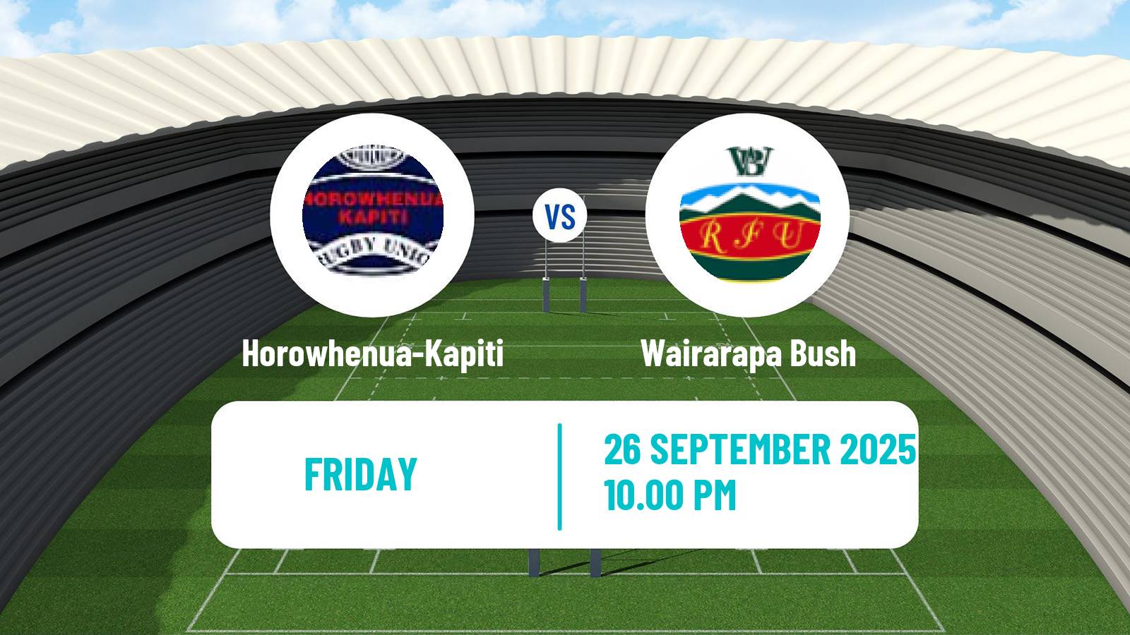 Rugby union Heartland Championships Horowhenua-Kapiti - Wairarapa Bush