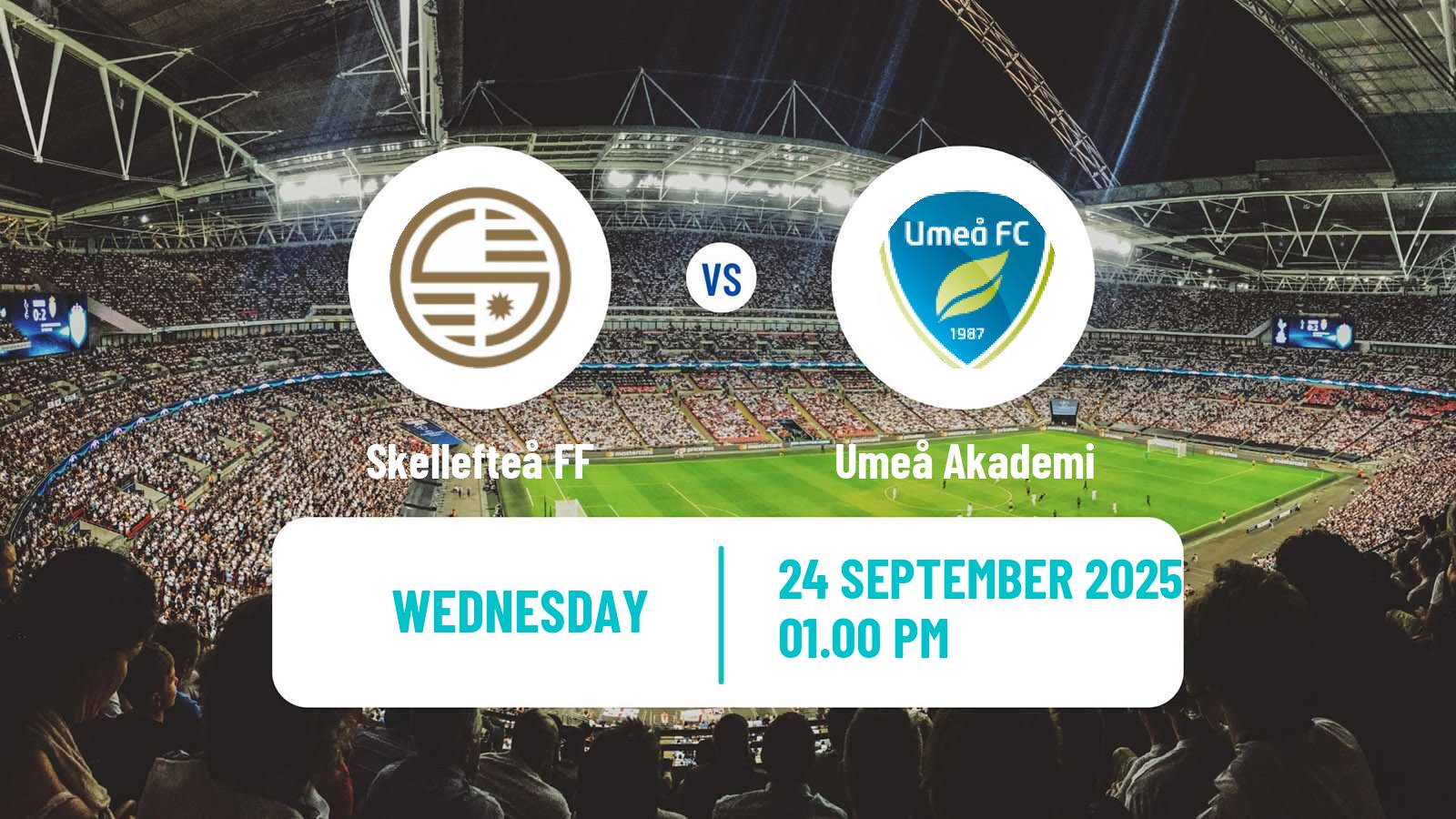 Football Swedish Division 2 - Norrland Skellefteå FF - Umeå Akademi