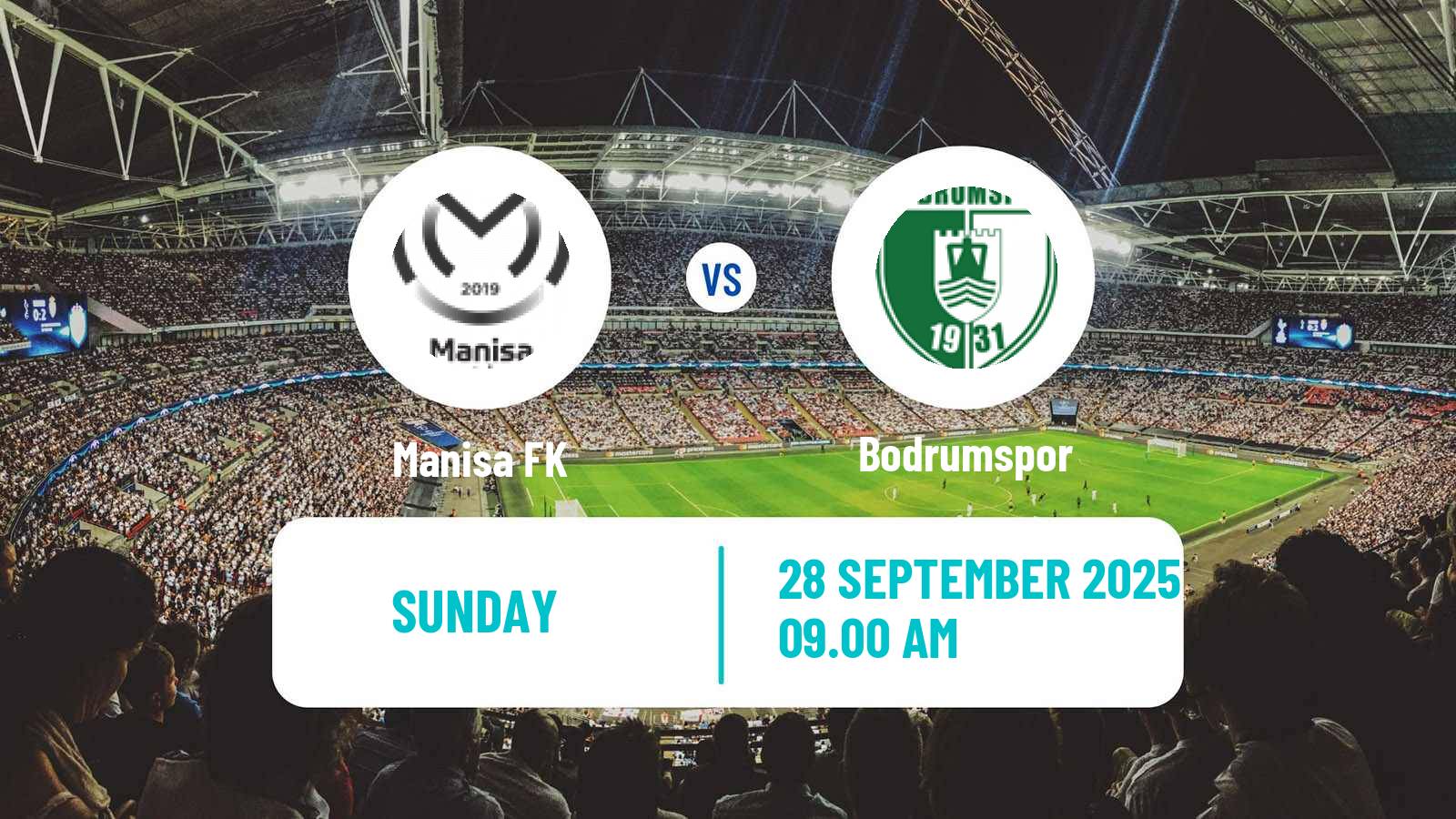 Football Turkish First League Manisa FK - Bodrumspor