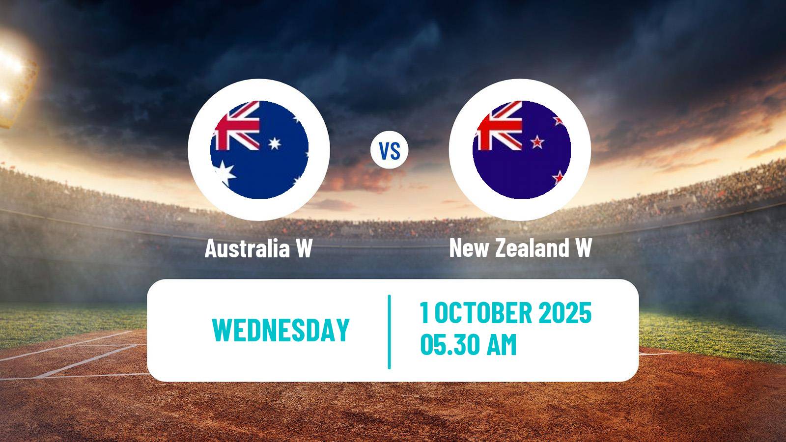Cricket ICC World Cup Women Australia W - New Zealand W