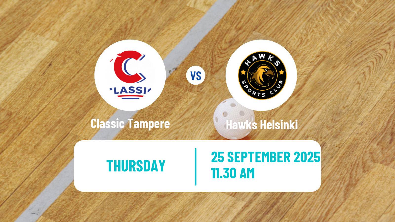 Floorball Finnish F-Liiga Classic Tampere - Hawks Helsinki