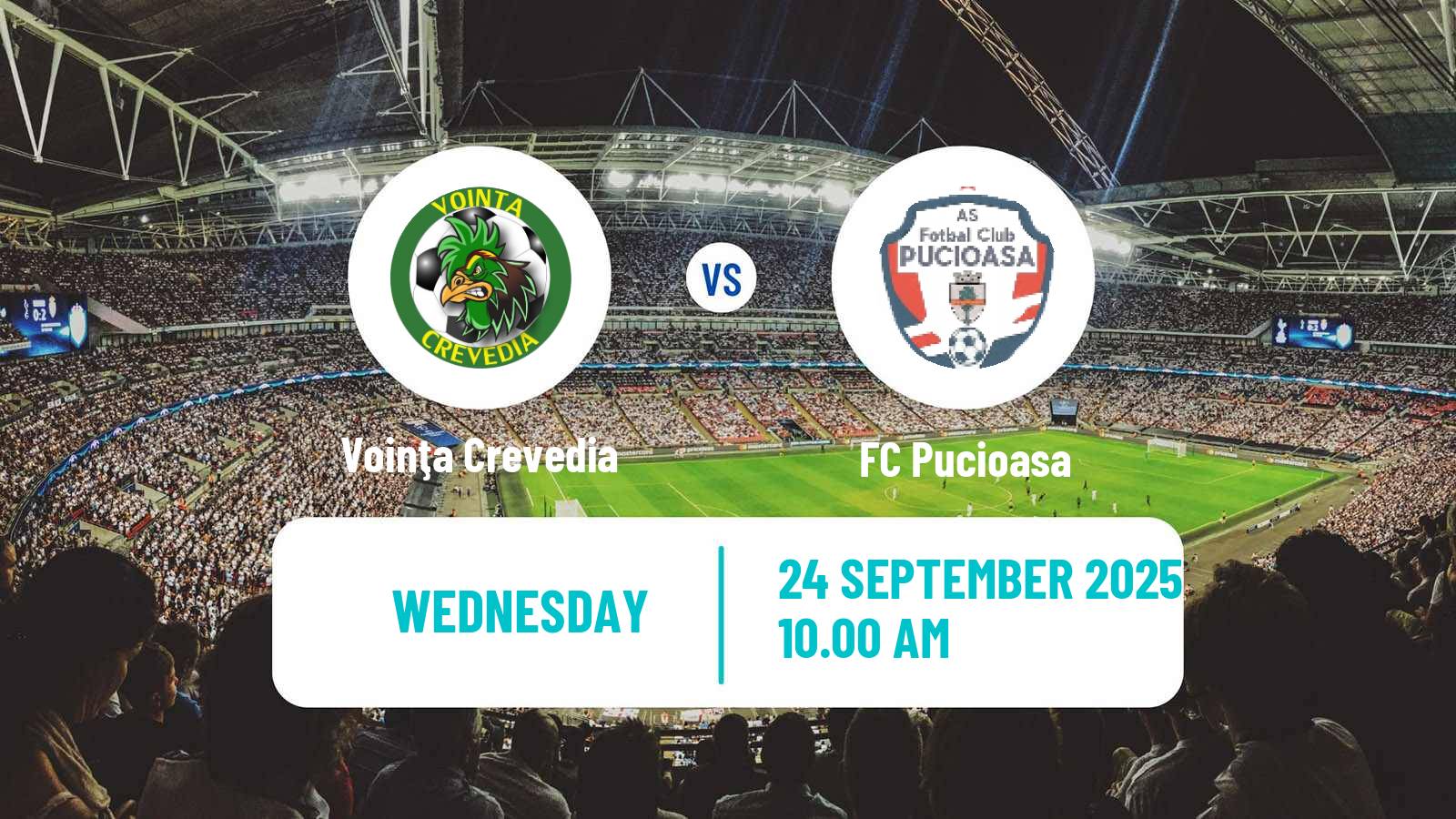 Football Romanian Liga 3 - Seria 4 Voinţa Crevedia - Pucioasa