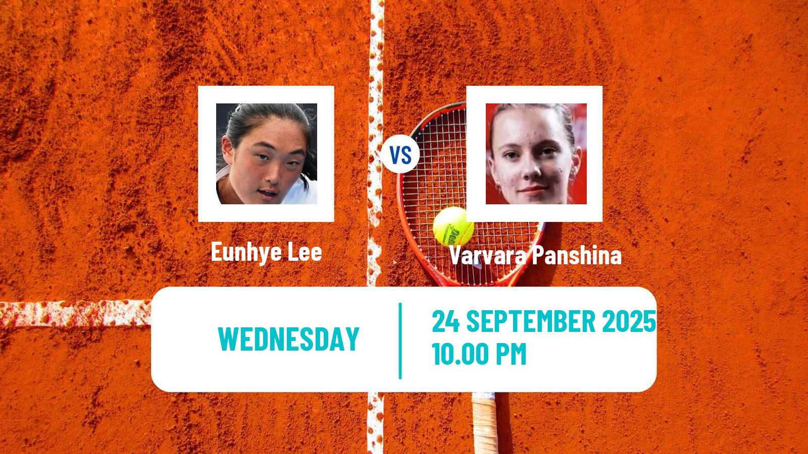 Tennis ITF W100 Incheon Women Eunhye Lee - Varvara Panshina
