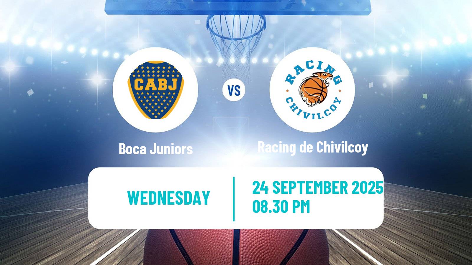 Basketball Argentinian LNB Boca Juniors - Racing de Chivilcoy