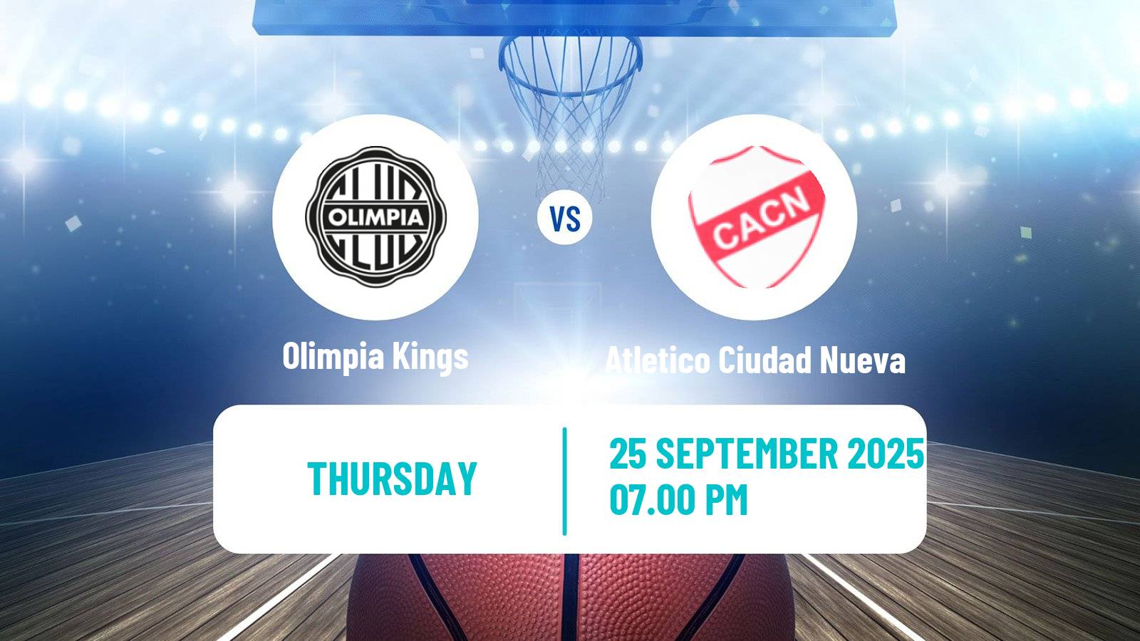 Basketball Paraguayan LNB Basketball Olimpia Kings - Atletico Ciudad Nueva