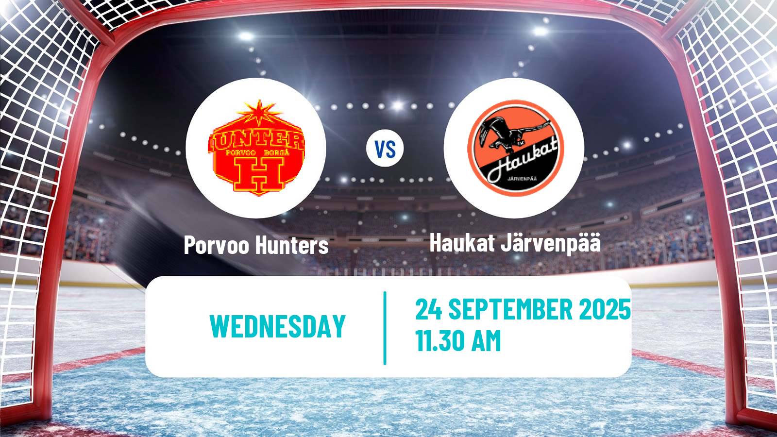 Hockey Finnish Suomi-sarja Porvoo Hunters - Haukat Järvenpää