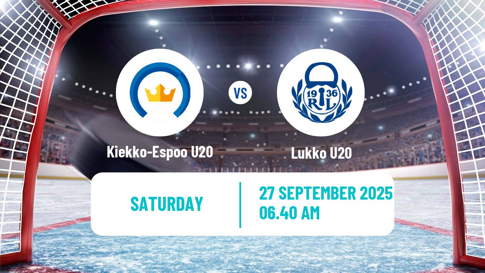 Hockey Finnish SM-sarja U20 Kiekko-Espoo U20 - Lukko U20