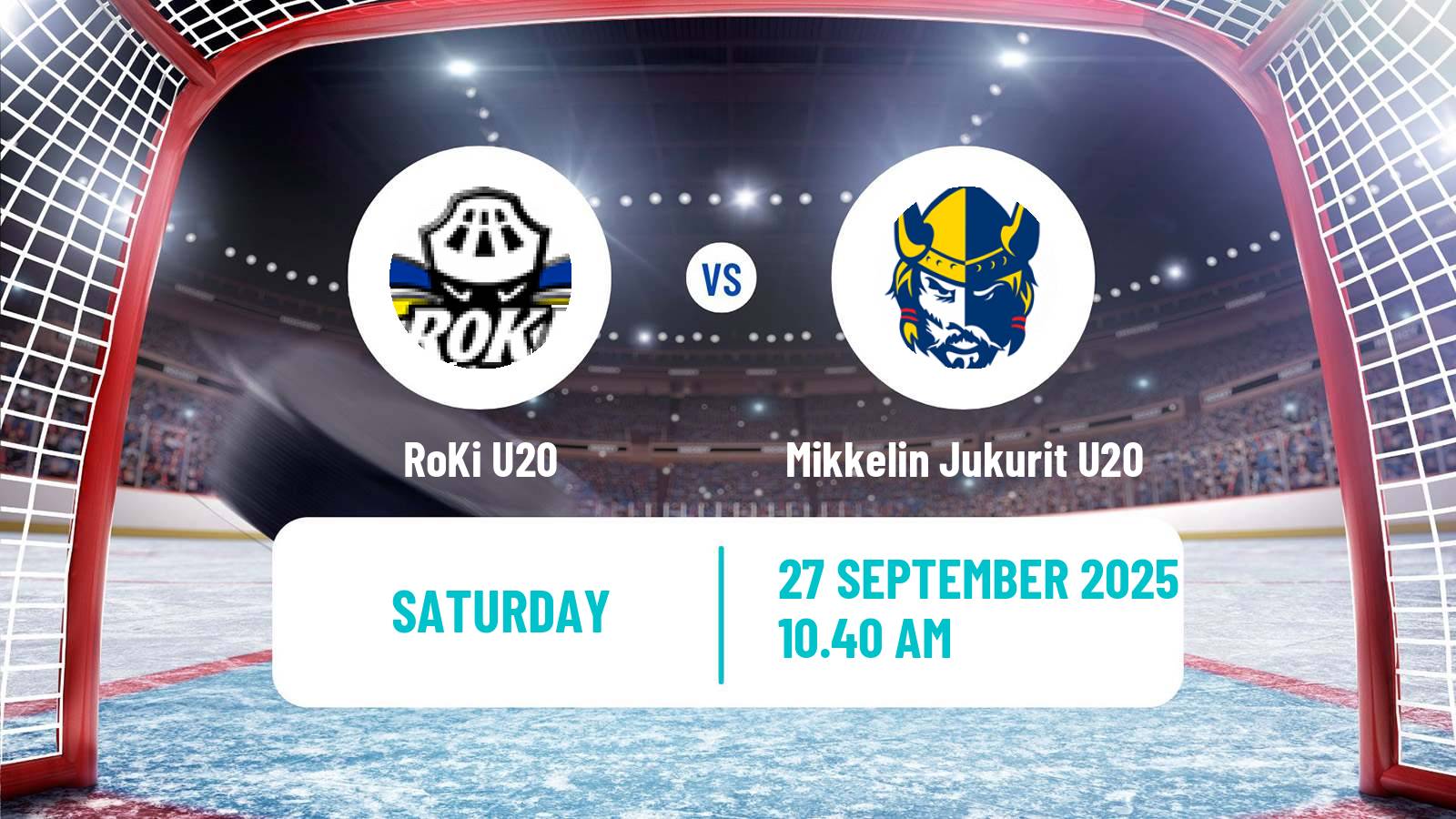 Hockey Finnish SM-sarja U20 RoKi U20 - Mikkelin Jukurit U20