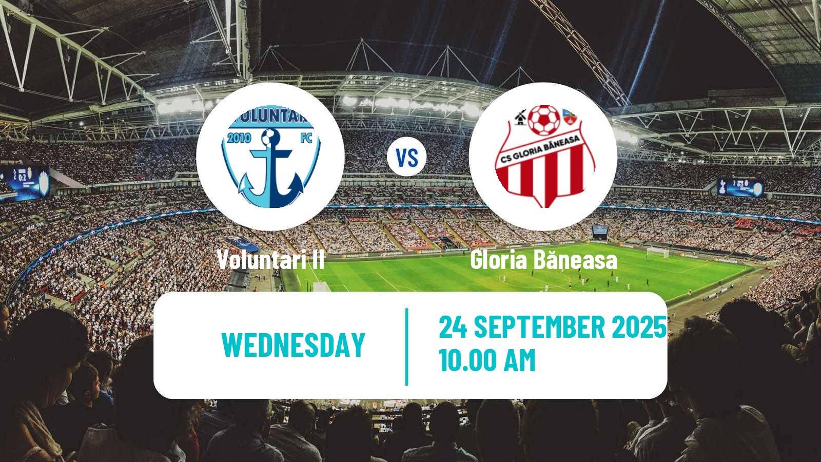 Football Romanian Liga 3 - Seria 3 Voluntari II - Gloria Băneasa